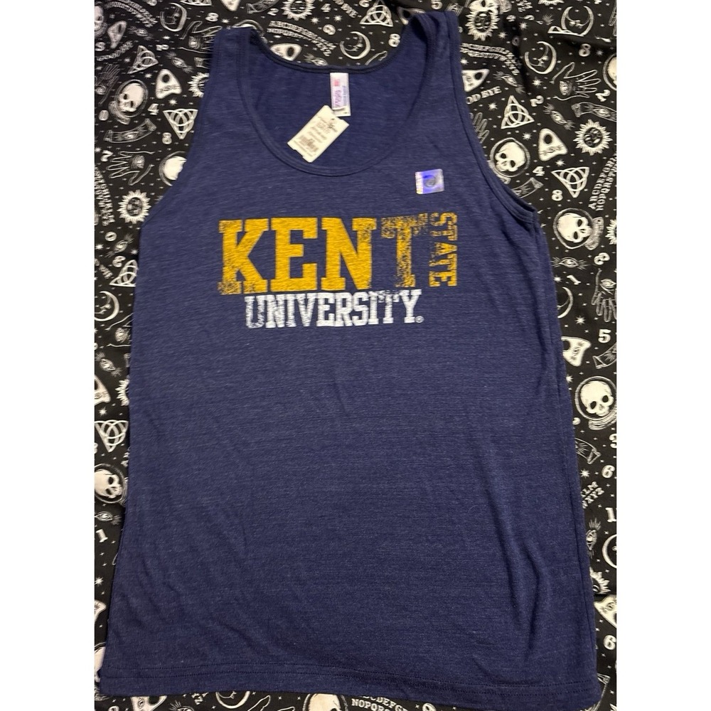 NEW NCAA Women's Navy Blue‎ Kent State University KSU Tank Top, XS